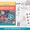 Fourth of July Morning Bins Guide - Ages 3+