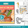 A Day at the Zoo Summer Morning Bins Guide – Ages 3+