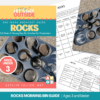 Rocks Outdoor Morning Bin Guide - Ages 3 and Under