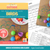 Birds Outdoor Morning Bin Guide - Ages 3 and Under