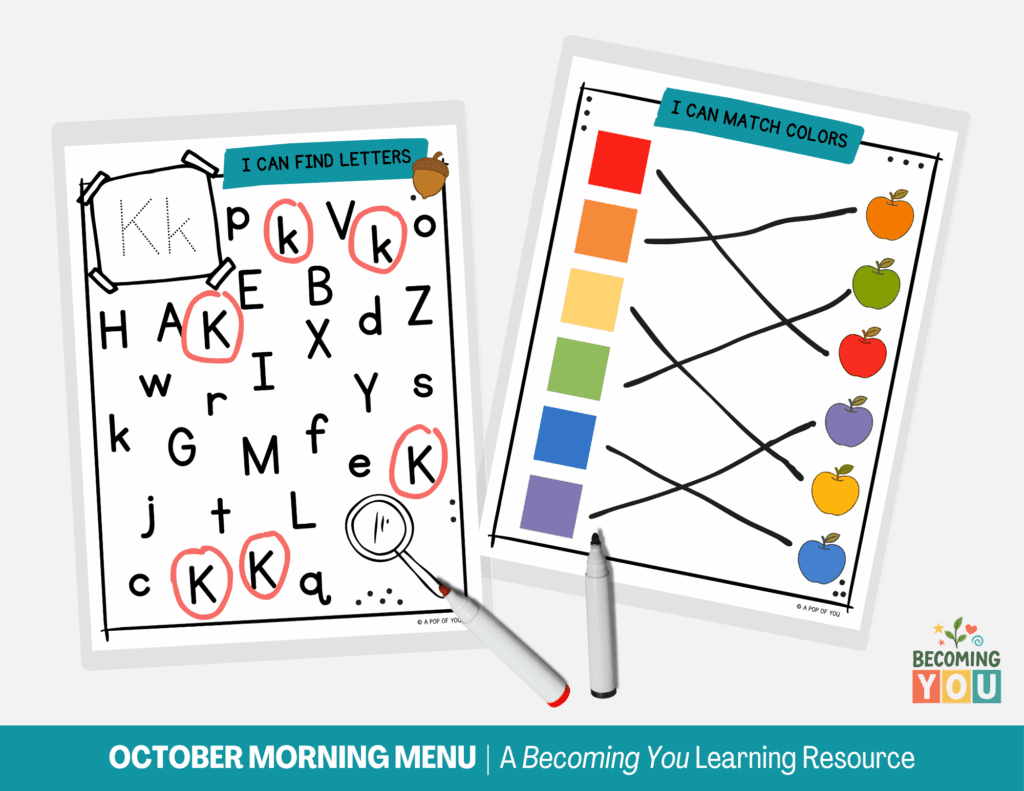 october morning menu