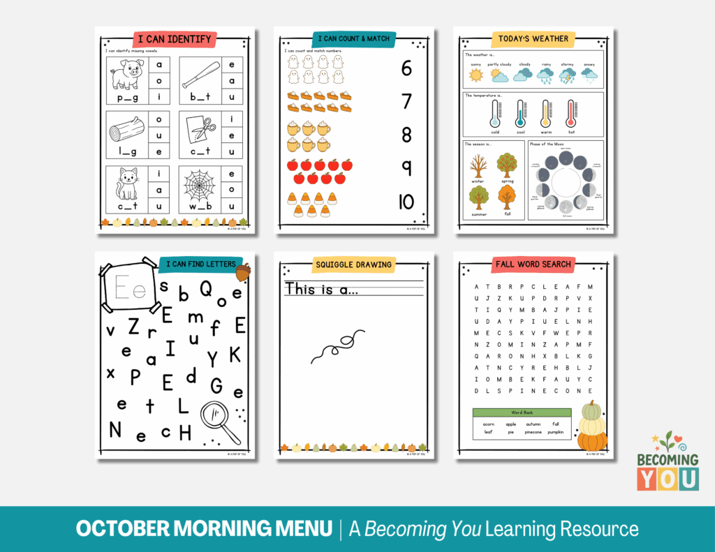october morning menu
