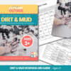 Dirt & Mud Outdoor Morning Bin Guide - Ages 3+