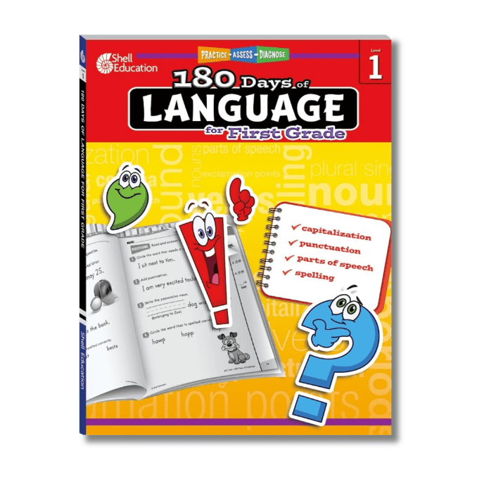 180 days of language for first grade