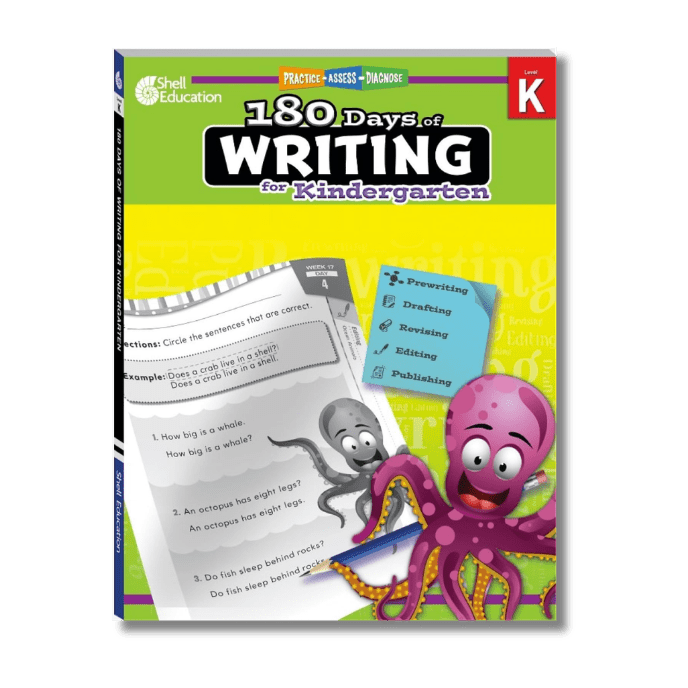 180 days of writing for kindergarten