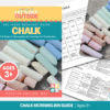 Chalk Outdoor Morning Bin Guide - Ages 3+