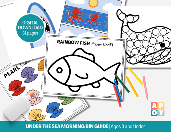 Under the Sea Summer Morning Bins Guide – Ages 3 And Under - Image 2