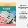 Chalk Outdoor Morning Bin Guide - Ages 3+ - Image 2