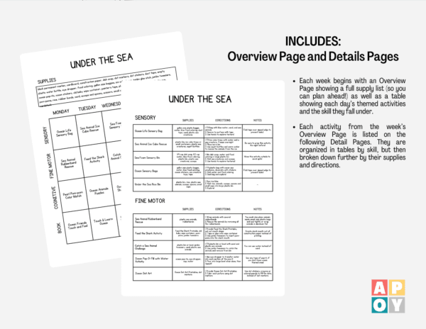 Under the Sea Summer Morning Bins Guide – Ages 3 And Under - Image 3