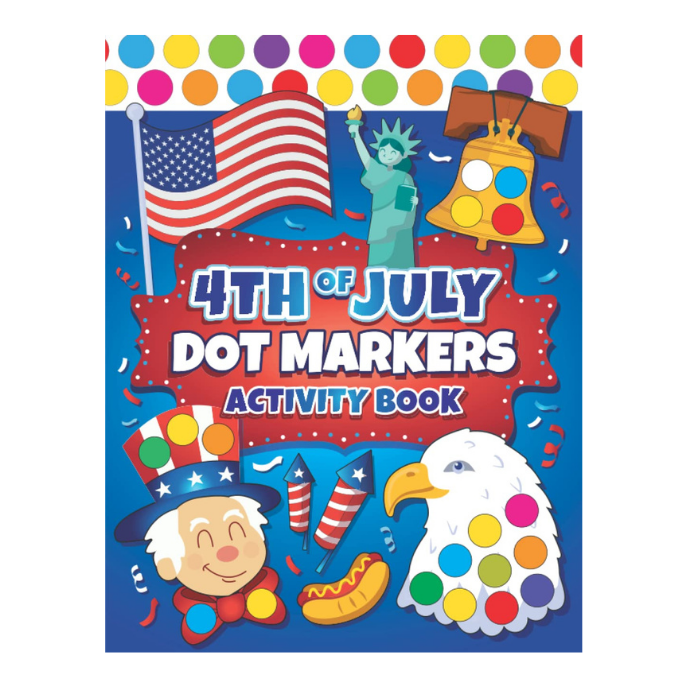 4th of july dot markers activity book