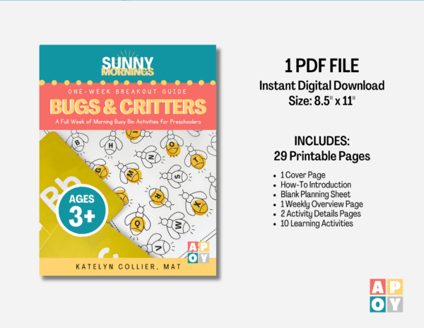 Bugs & Critters Summer Morning Bins Guide – Ages 3+ - Image 5