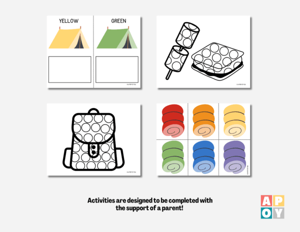 Camping Summer Morning Bins Guide – Ages 3 And Under - Image 7