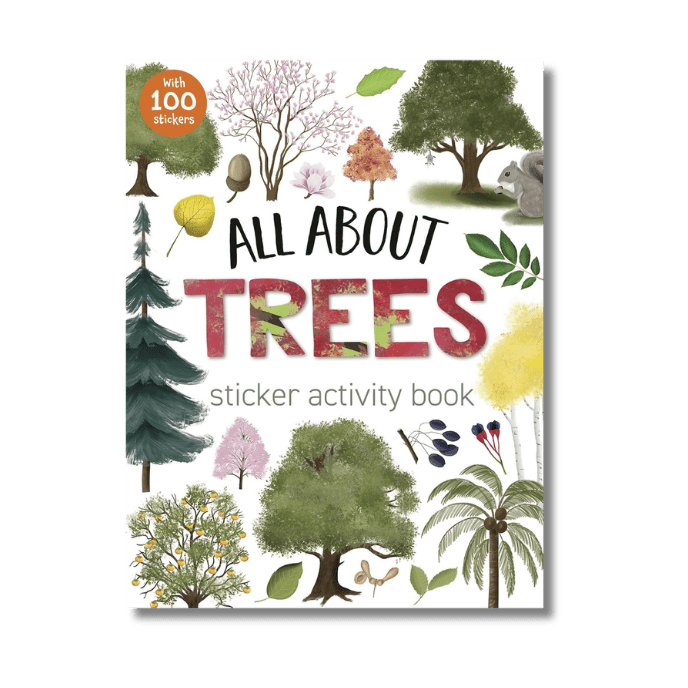 all about trees sticker book