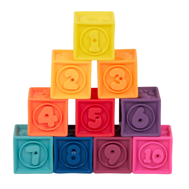 b. toys baby blocks