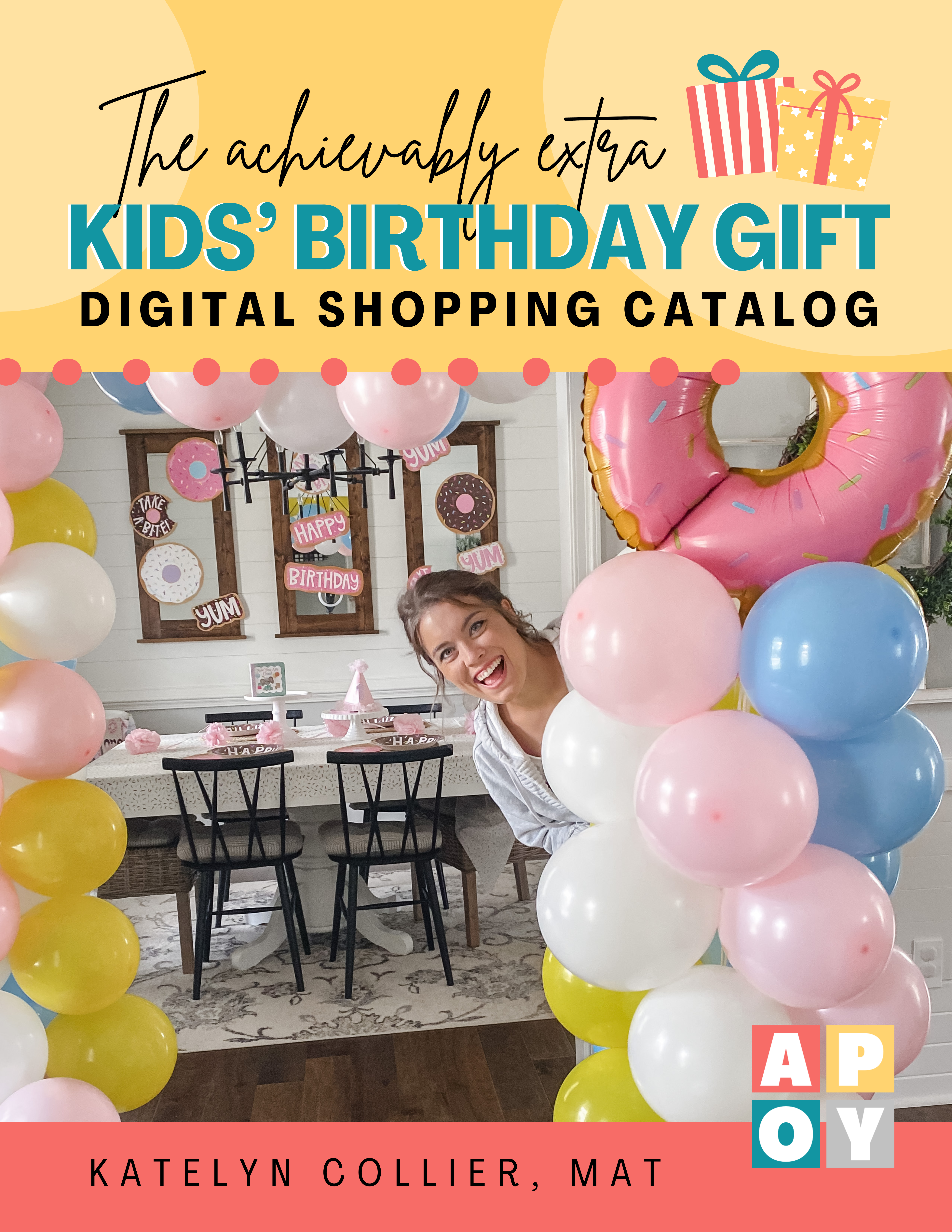 birthday gift guide cover page