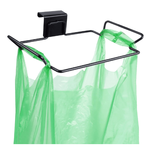 cabinet door trash bag holder