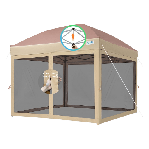 canopy tent with netting