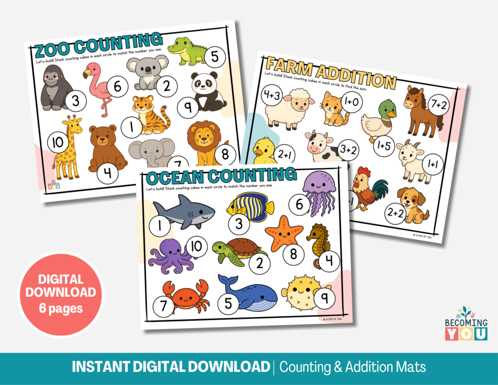 counting & addition mats