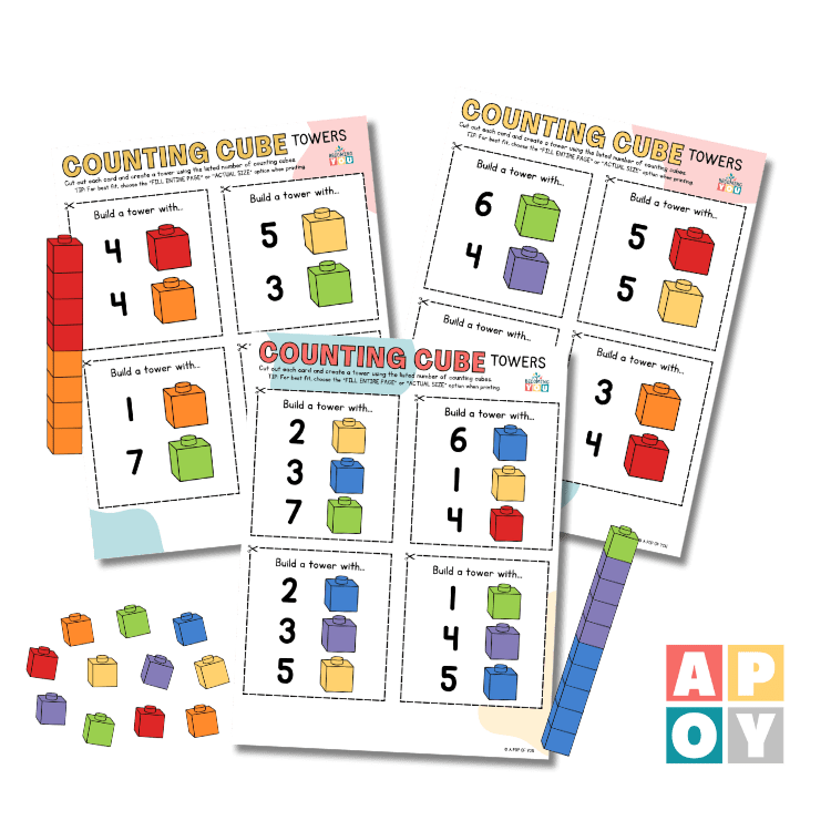 counting cube towers 2