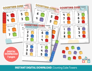 counting cube towers