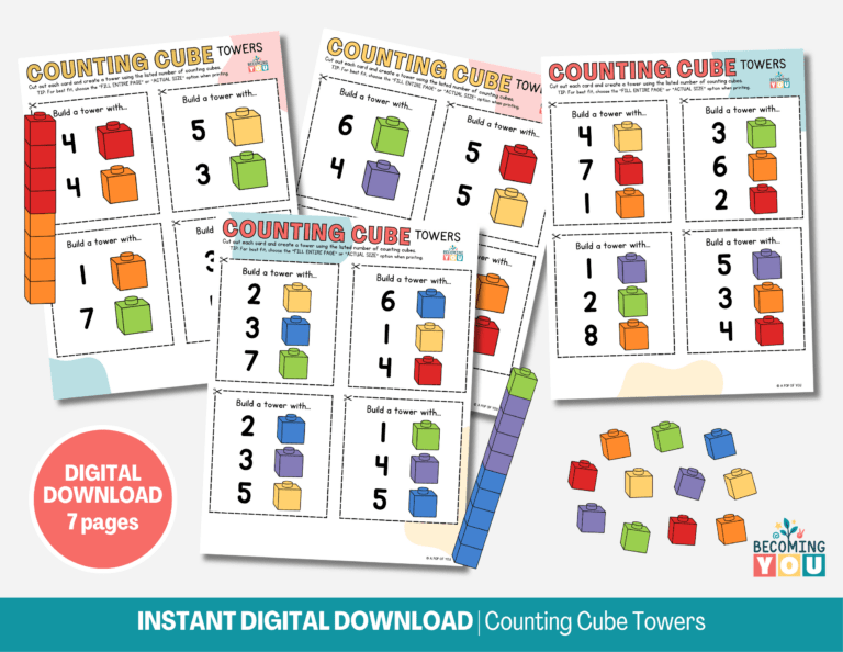counting cube towers