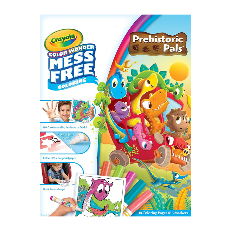 crayola color wonder prehistoric pals