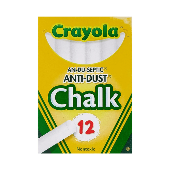crayola white chalk
