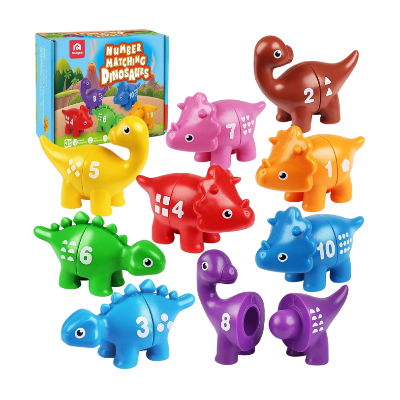 dinosaur number match game
