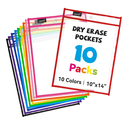 dry erase pockets