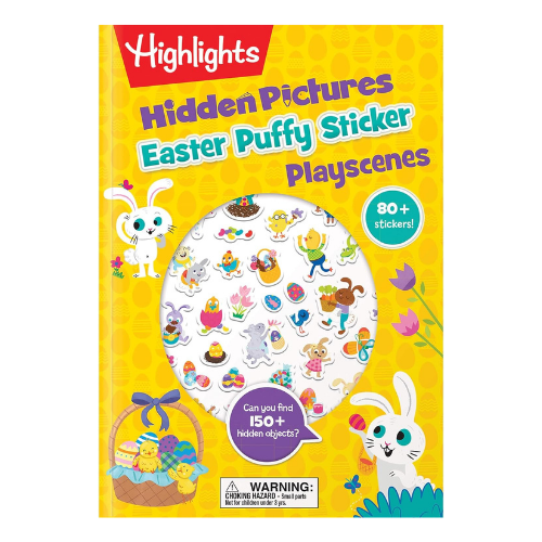 easter puffy stickers hidden pictures