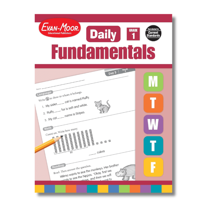 evan moor grade 1 daily fundamentals