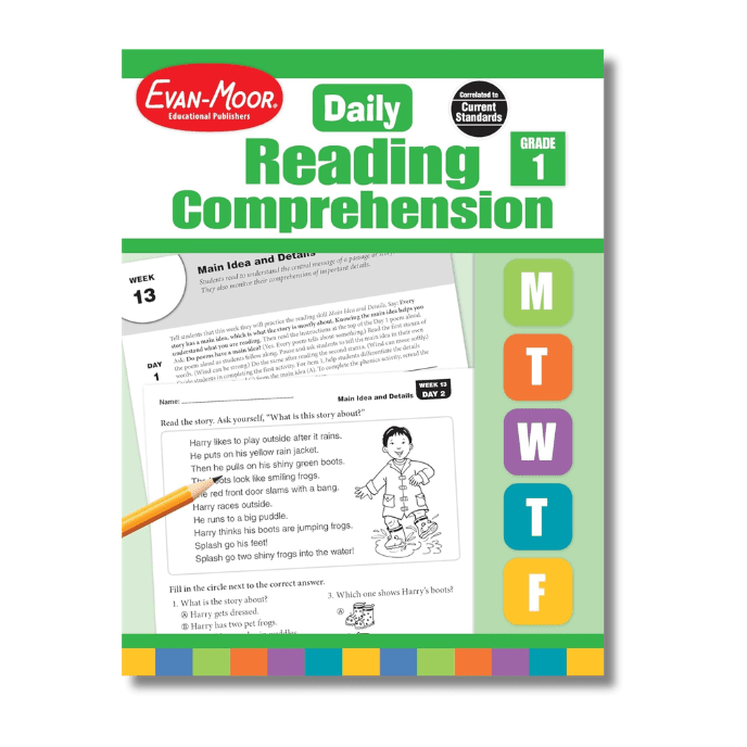 evan moor grade 1 reading comprehension