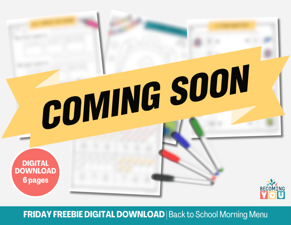 ff back to school morning menu preview