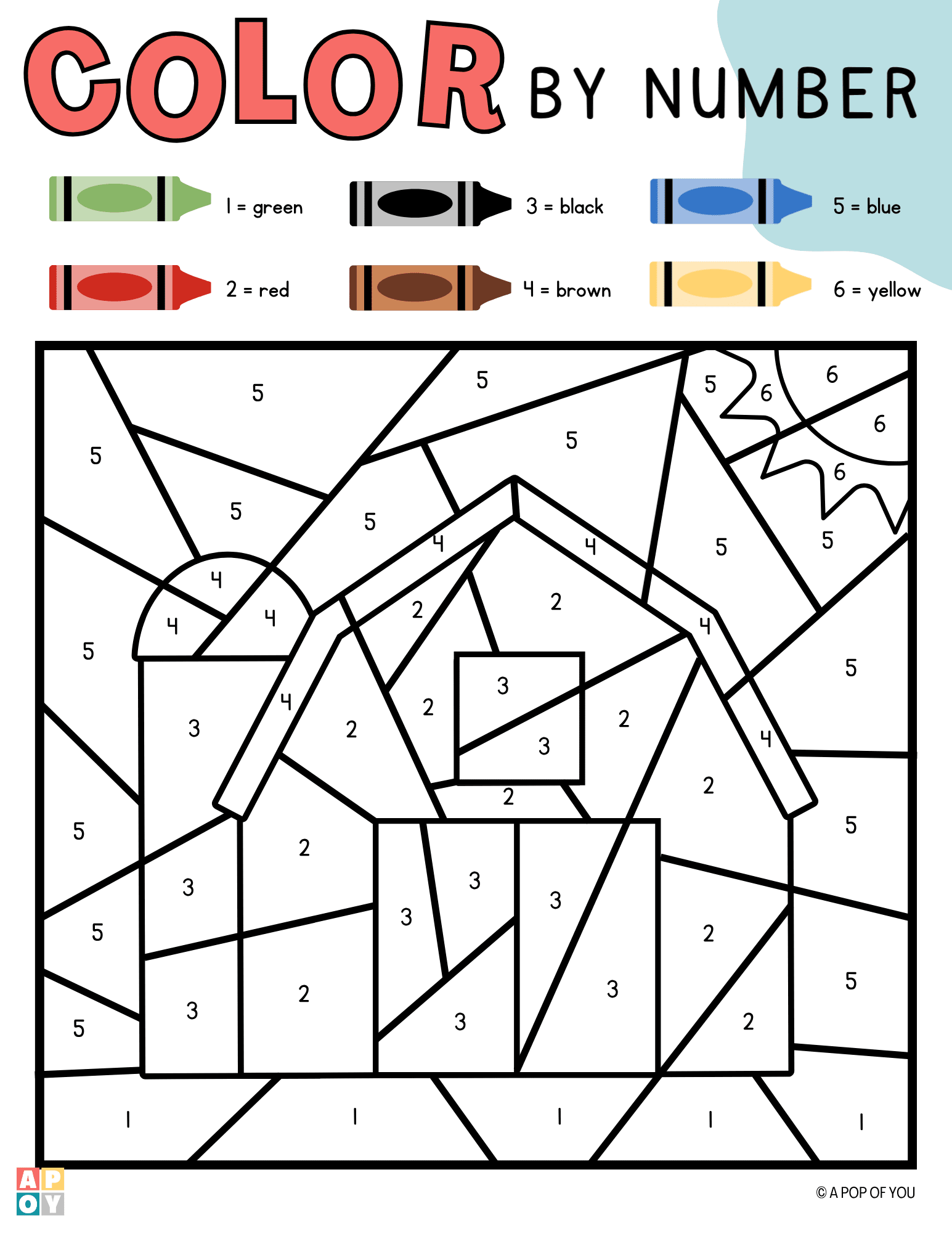 ff color by number 3