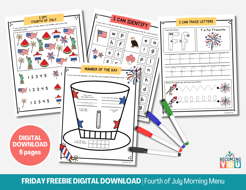 ff fourth of july morning menu