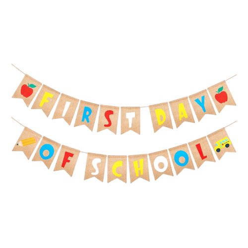 first day of school banner