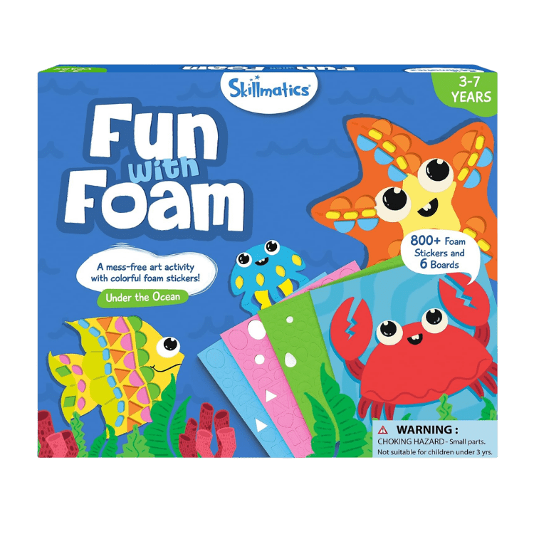 fun with foam under the ocean