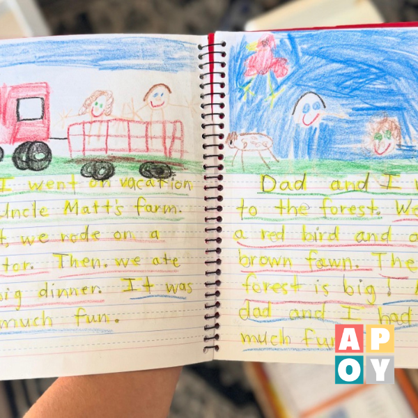 handwriting notebook