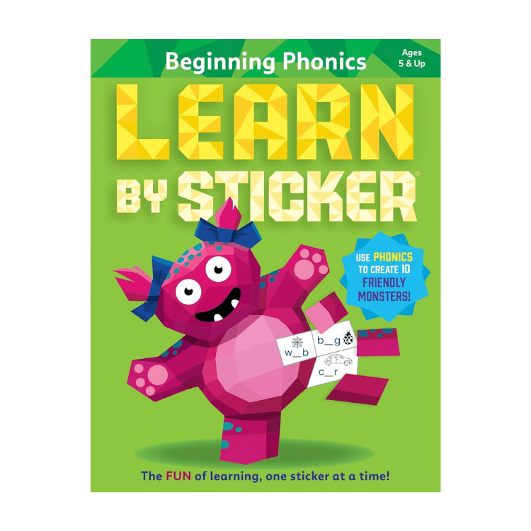 learn by sticker beginning phonics