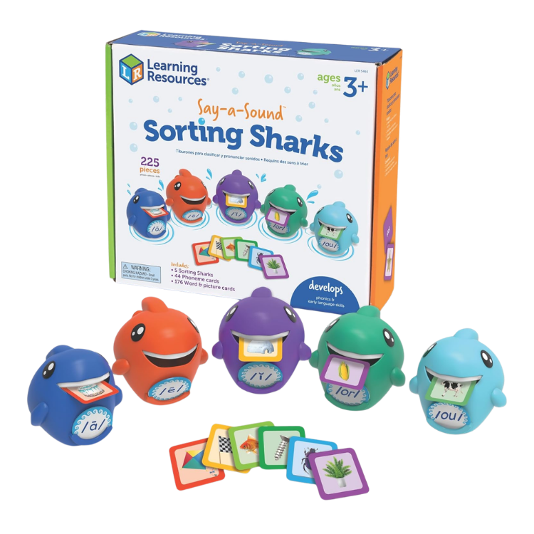 learning resources say a sound sorting sharks