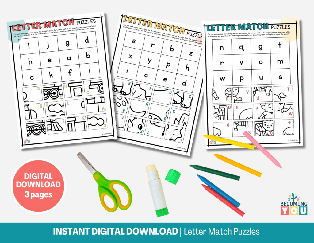 letter match puzzles