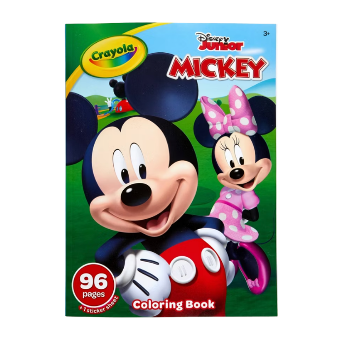 mickey crayola coloring book