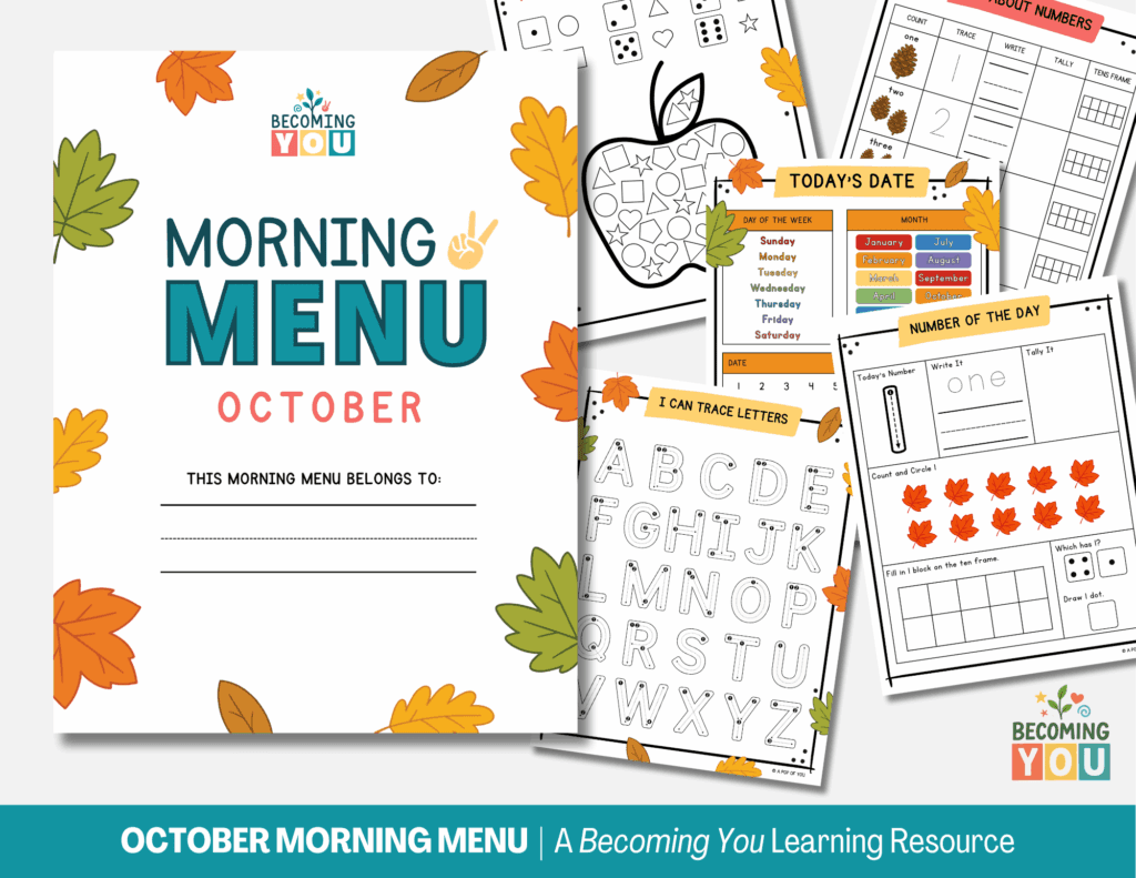 october morning menu