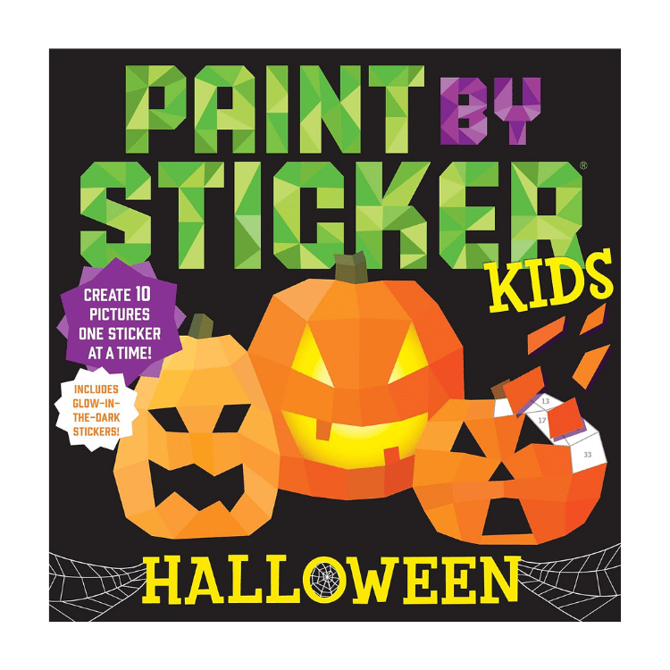 paint by sticker halloween