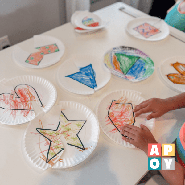 paper plate puzzles