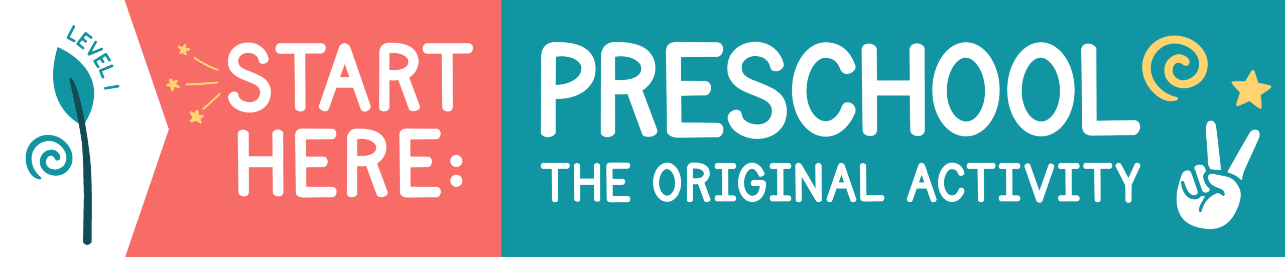 preschool original activity banner