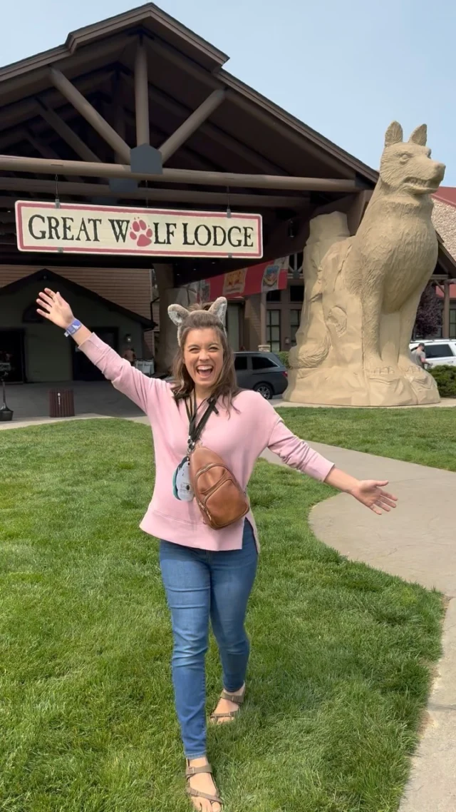 Great Wolf Lodge Tips 🐺:

- You have access to the water park from open to close on both check-in and check-out days, so arrive early on check-in day to maximize water park time
- Use a locker on check-out day to stash dry clothes while you play
- Research the 3 tiered passes (Pup, Paw, Wolf) to see what fits your family best
- Do bowling, mini golf, and other activities early—they fill up fast in the evening (MagiQuest opens first at 9AM with the rest opening at 10AM)
- The arcade is open 24 hours, so schedule it for after breakfast before the crowds
- Download the GWL app for activity times and mobile lunch ordering (skip the lines!)
- Use the daily schedule for free events like dance parties, story time, and arts + crafts
- Book a themed suite for extra fun (and space!)
- Pack snacks for your room
- Plan mid-day rest time for littles
- Save MagiQuest wands for future trips
- Share a pizza for lunch to save dining dollars
- Use the bathing suit dryers in the locker rooms
- Bring your own towels to the water park—Great Wolf Lodge towels have to stay in the park and it gets chilly on the way to your room
- Refill water bottles at drink stations to save $

#familyvacations #greatwolflodge #traveltip #familytrips