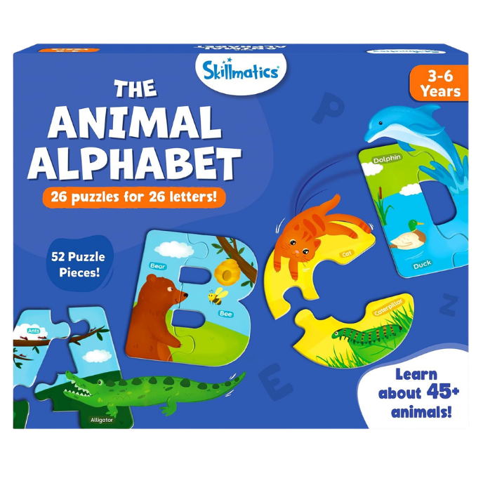 skillmatics the animal alphabet puzzles