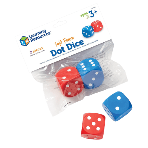 soft foam dot dice