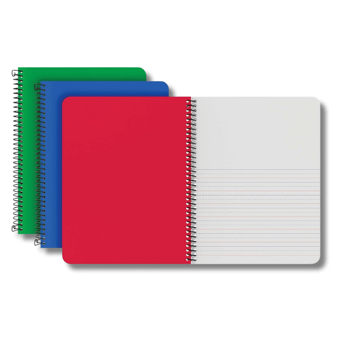 spiral primary writing notebooks
